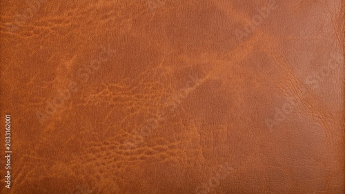 Tableau sur toile Genuine Leather Texture Background – Dark Brown and Orange Distressed Leather Su