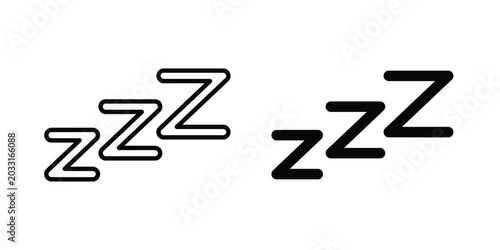 Quadro su tela Snooze icon