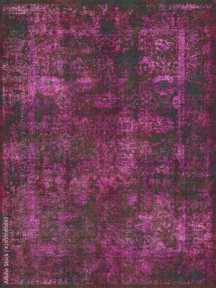 Fototapeta premium Digital textured modern rug, classic carpet , traditional rug ,textile flooring rug , covering floor , mat , runner ,carpet pattern , sublimatation design , direct printing des