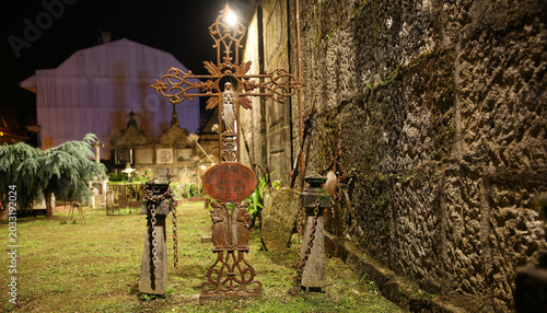 Schilderij op canvas Cementerio de Os Eidos a
