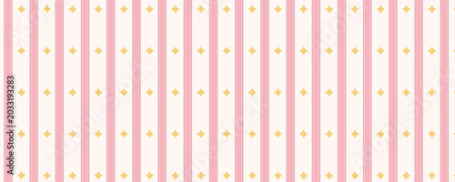 Fotografia Cute Pastel Vertical Stripes Seamless Pattern with Sparkles Stars