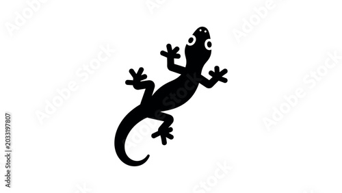 Photos Gecko Lizard Icon Vector Illustration Design