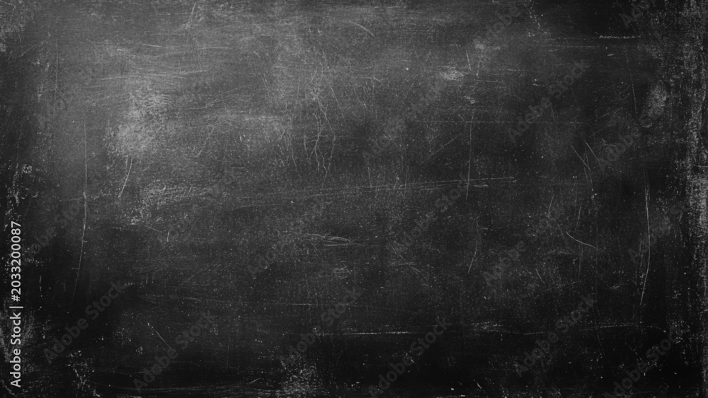 Fototapeta premium Dark Blackboard of Chalkboard Texture Background.