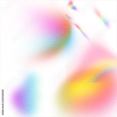 Tableau sur toile Abstract Rainbow Gradient Background with Grainy Texture and Prism Light Leaks o