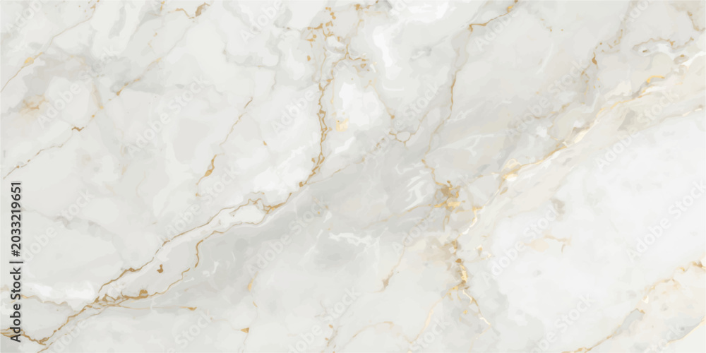 Fototapeta premium Luxurious White Marble Texture With Gold And Gray Veining Patterns, Elegant Natural Stone Background For Premium Wallpaper Design