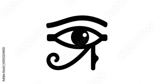 Photos Ancient Egyptian Eye of Horus Symbol, Horus Eye Icon, Wadjet Eye