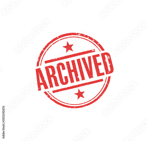 archived stamp