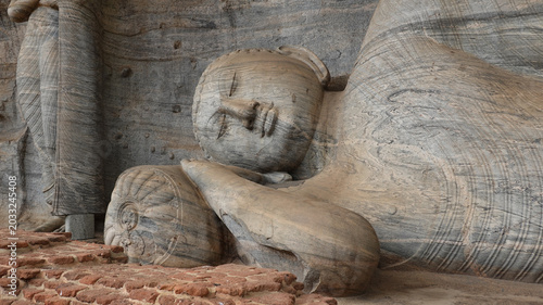 Fotografia Templo de Gal Vihara.s.XII, Polonnaruwa, Sri Lanka