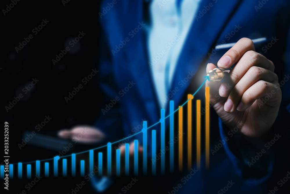 Fotografie Business growth concept