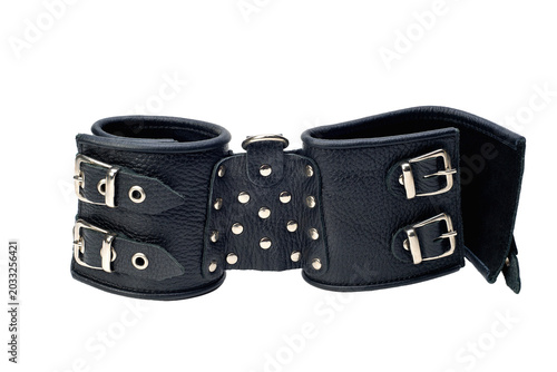 Black handcuffs