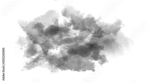 Quadro su tela Gray cloud texture element with background abstract churning component contrast