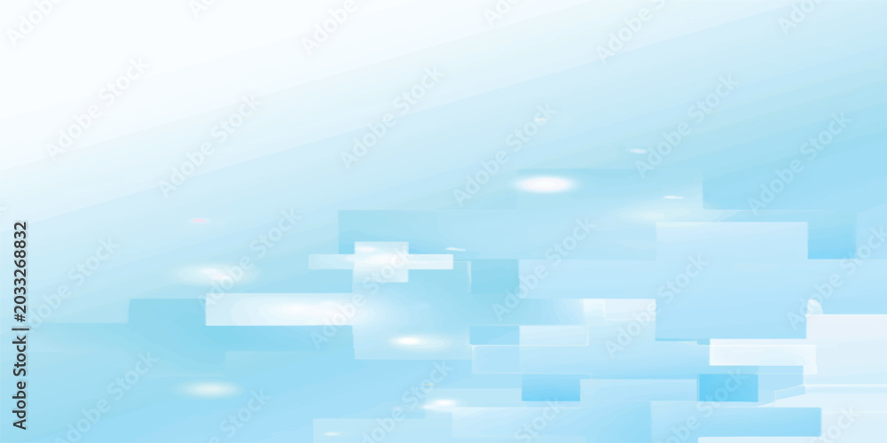 Obraz premium Abstract Blue Background with Digital Square Pattern and Cloud Light Design
