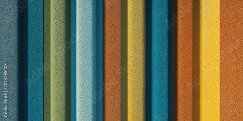 Colorful Vertical Striped Background with Gradient Texture
