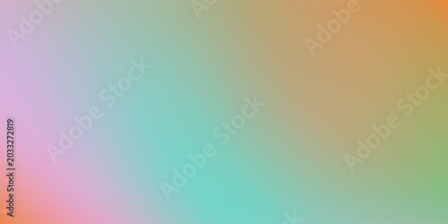 Quadro su tela Reeded glass and color gradient for trendy Y2K design posters