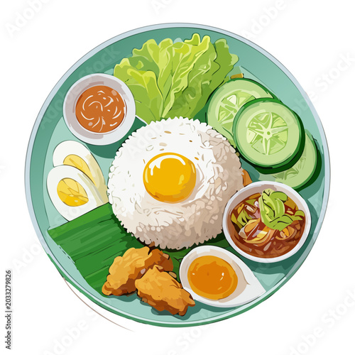 Foto Classic Indonesian delicacy package delivering high quality visual representatio
