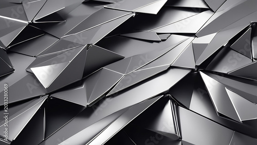 Dynamic Diagonal Composition Of Folded Titanium Metal Sheets