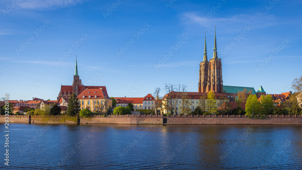 Fototapeta premium In the historic center of Wrocław