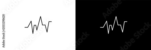 Fotografie resistance outline icons in gym category