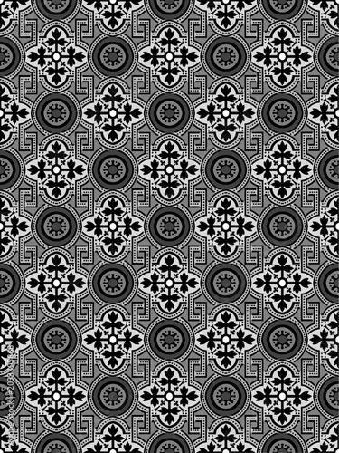 Persian Islamic Geometric Seamless Tile Pattern Background
