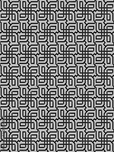 Persian Islamic Geometric Seamless Tile Pattern Background