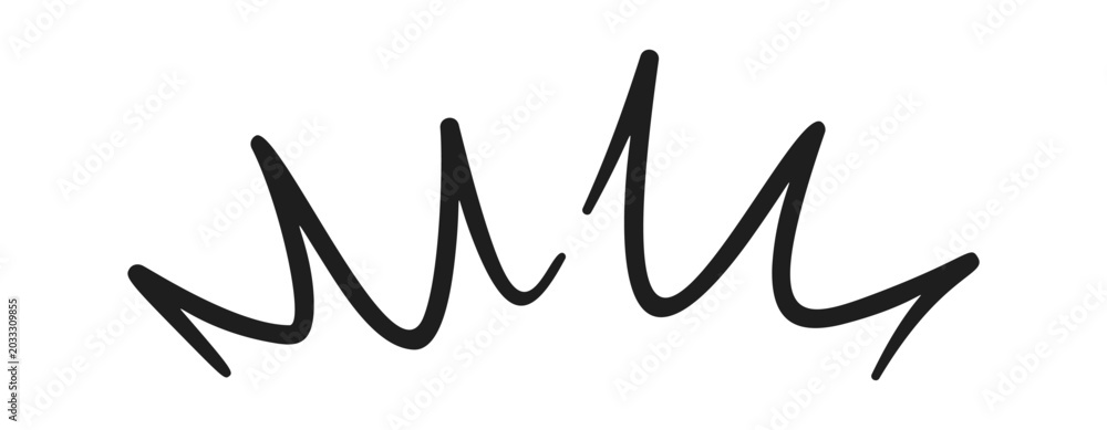 Obraz premium Eyelash Curves Mascara Stroke Line Art