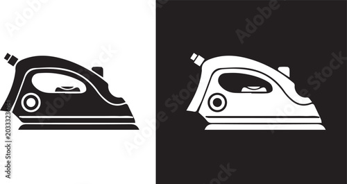 Bild auf Leinwand iron vector icon symbol ,illustration