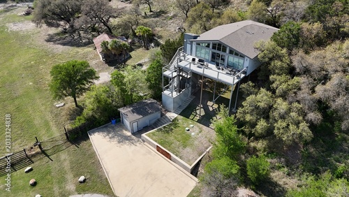 Large house on stilts