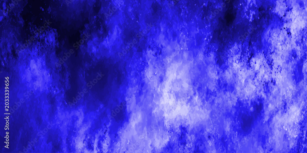 Ταπετσαρία A dark blue abstract background blends with smoke, fiery orange light, and a bri
