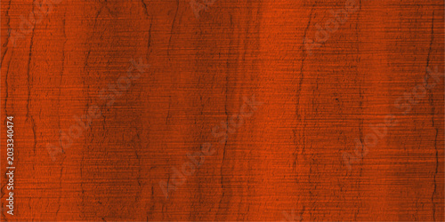 Tableau sur toile Abstract texture of deep orange wood grain, featuring subtle vertical striations and a matte finish, evoking warmth and natural elegance