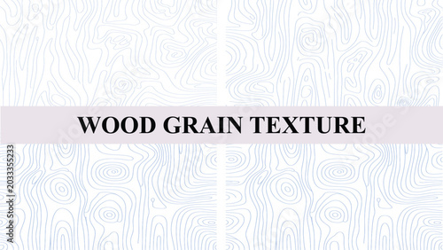 Subtle blue wood grain texture with a light pink banner design