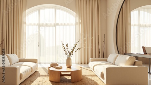 Modern Nomadic Interior Background