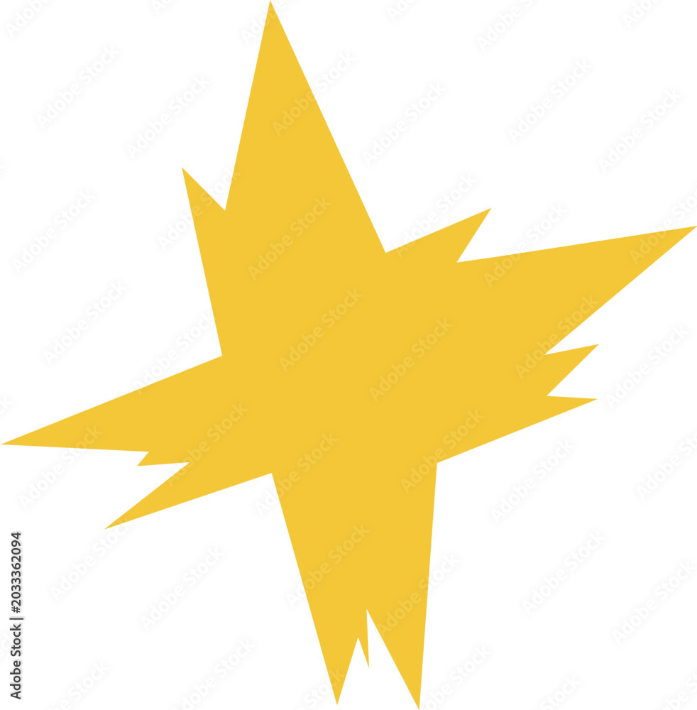 Obraz premium Abstract starburst symbol