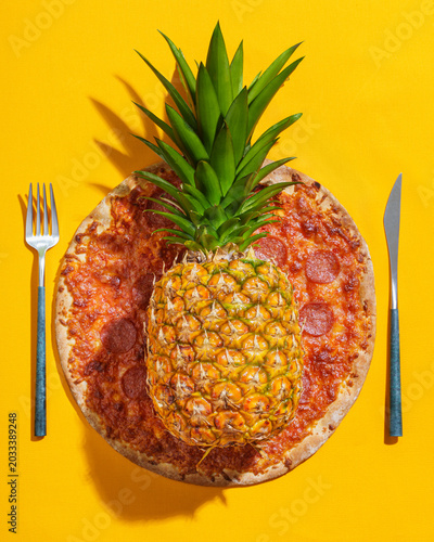 Pineapple on pizza