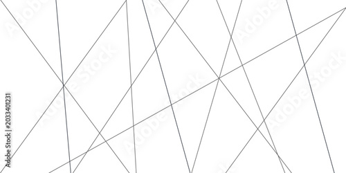 Принти на полотні Random geometric line pattern on a transparent background