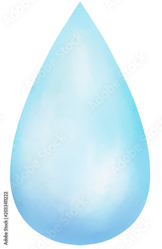 Light blue Raindrops clipart transparent background