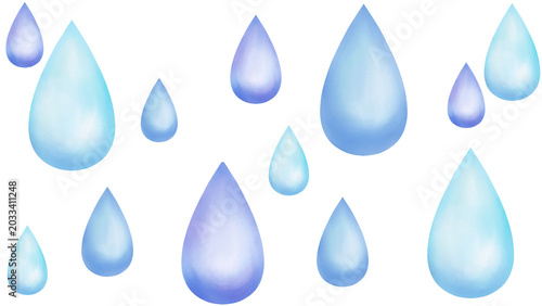 Raindrops clipart transparent background