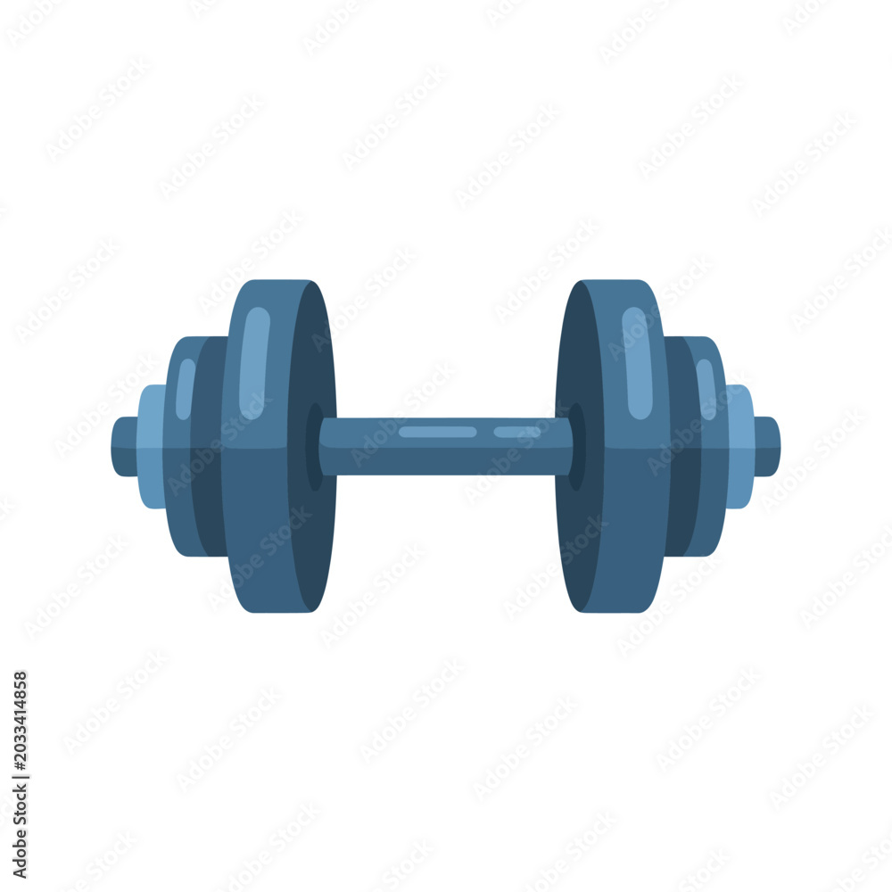 Obraz premium Dumbbell for strength training exercises.