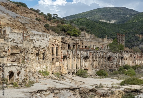 Abandoned Miniera di Naracauli, Laveria Brassey, Arbus, Sardinia, Italy