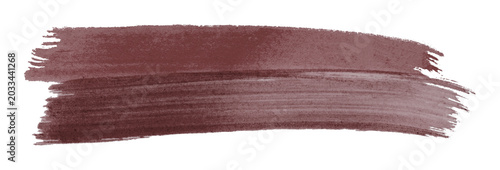 brown brush isolated on transparent background brown watercolor