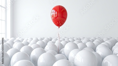 white sphere with red balls
