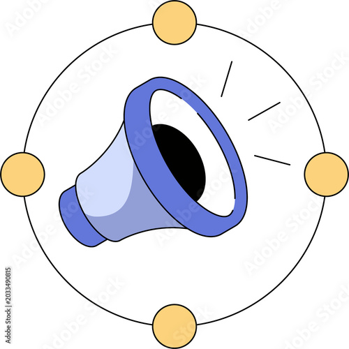Obraz na plátně Content Viral Sticker