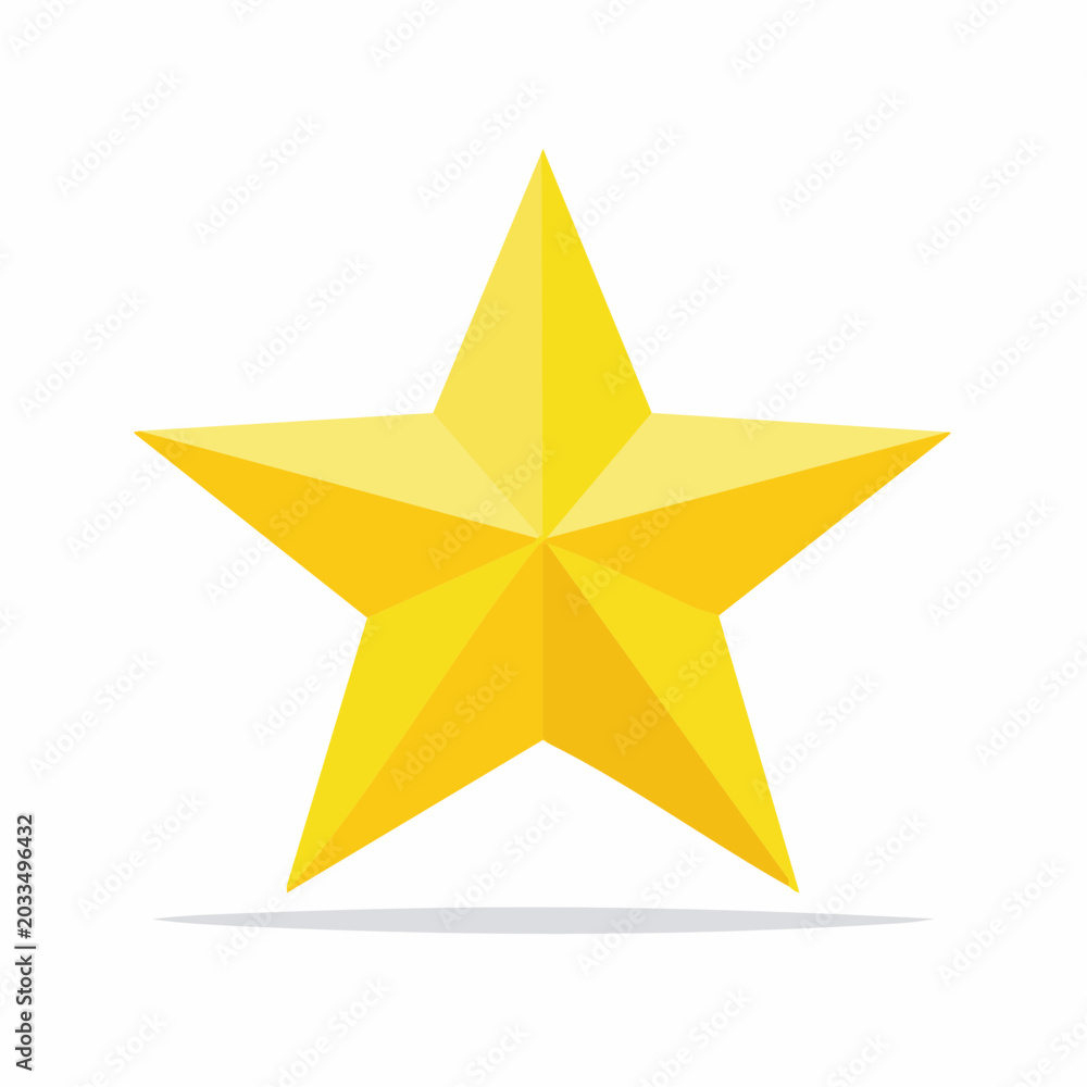 Obraz premium Golden Star Icon