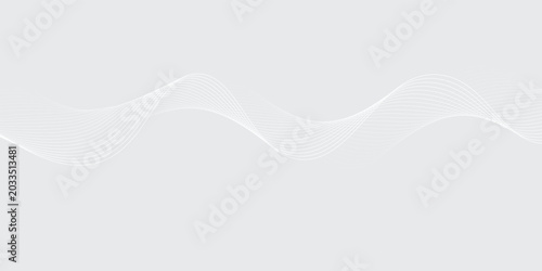 Canvas-taulu gray and white abstract background modern vector illustration