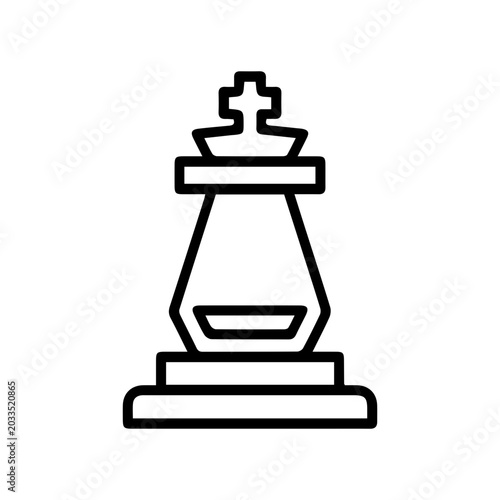 King Chess Piece Icon