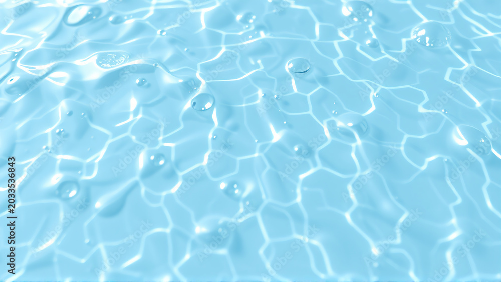 Fototapeta premium Water caustic glass texture with clean abstract reflections