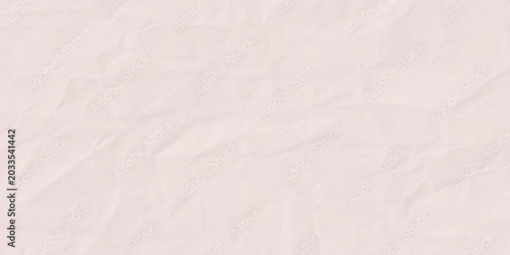 Fototapeta premium Color blank crumpled paper texture background creased old poster texture backdrop surface empty for text