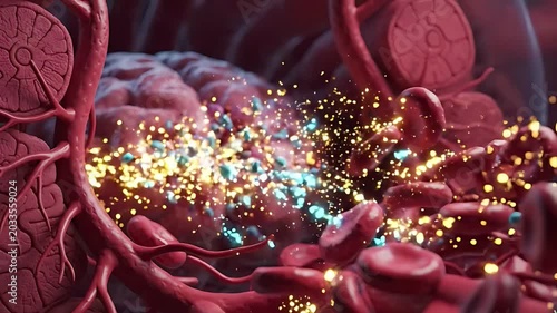  Human Pituitary Gland Master Hormone Control Endocrine System Medical Anatomy 3D Stock Video