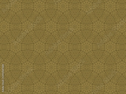 Photos Subtle geometric patterns adorn a warm, earthy background