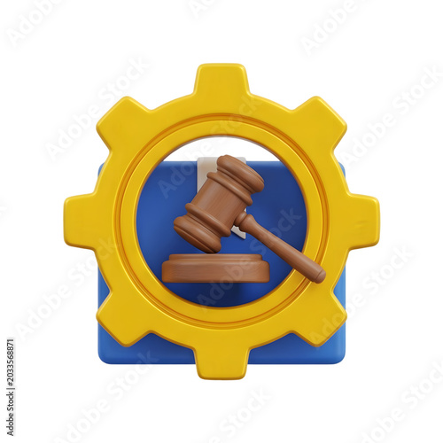Legal Process and Automation Icon