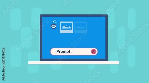Creative design workflow with structured prompt input framework, AI assistant generates multi version image results. 